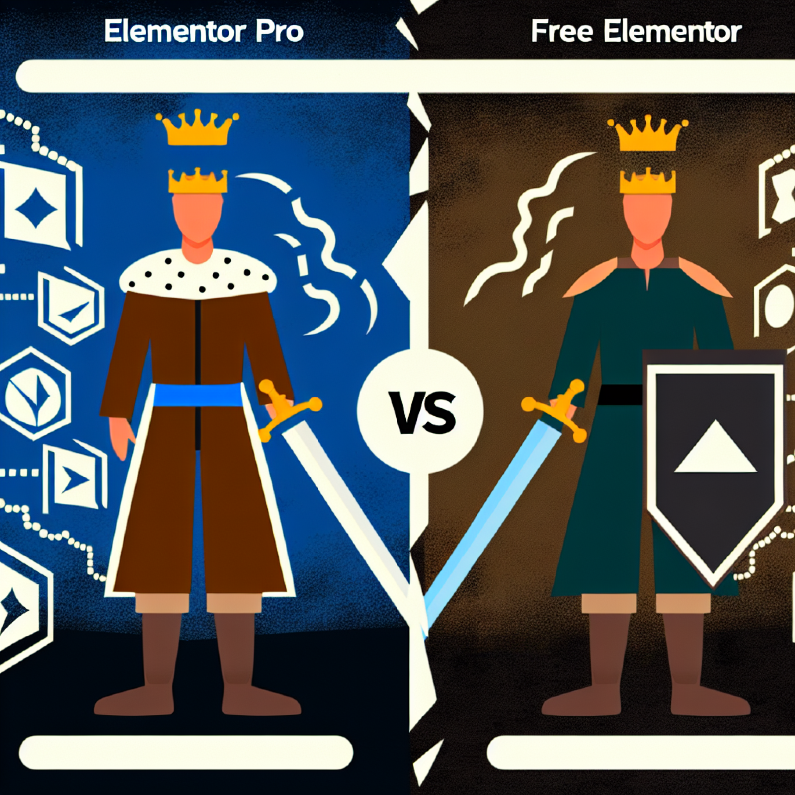 O confronto final: Elementor Pro vs. Free Elementor – uma comparação abrangente