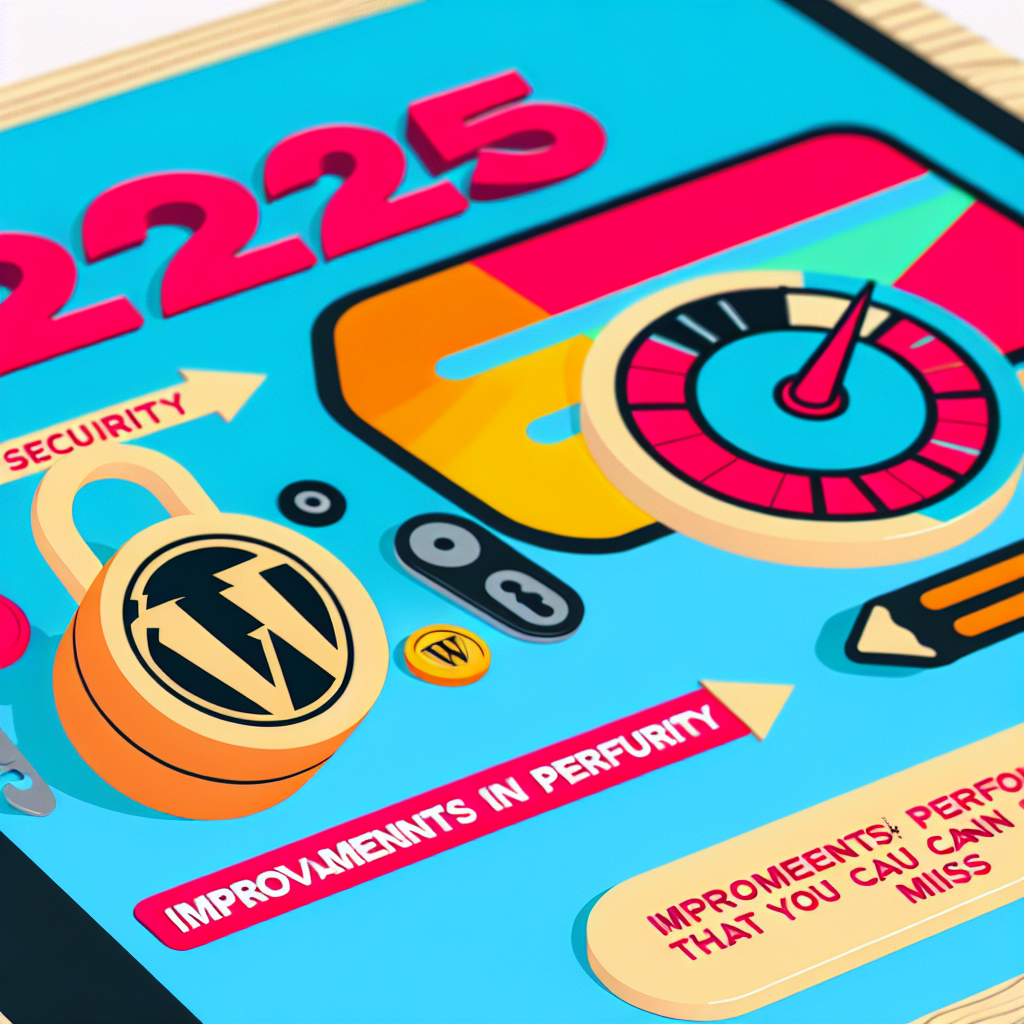 WordPress 2025: melhorias em desempenho e segurança que você não pode perder
