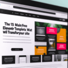 Os 15 principais modelos Elementor gratuitos que transformarão seu site