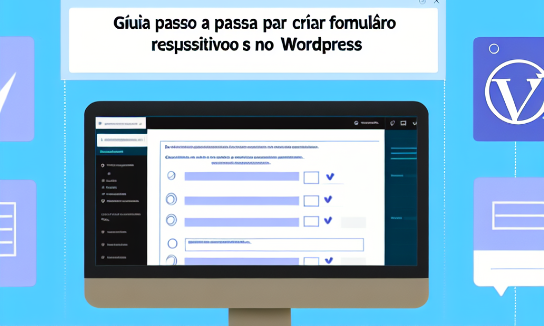 Guia passo a passo para criar formulários responsivos no WordPress