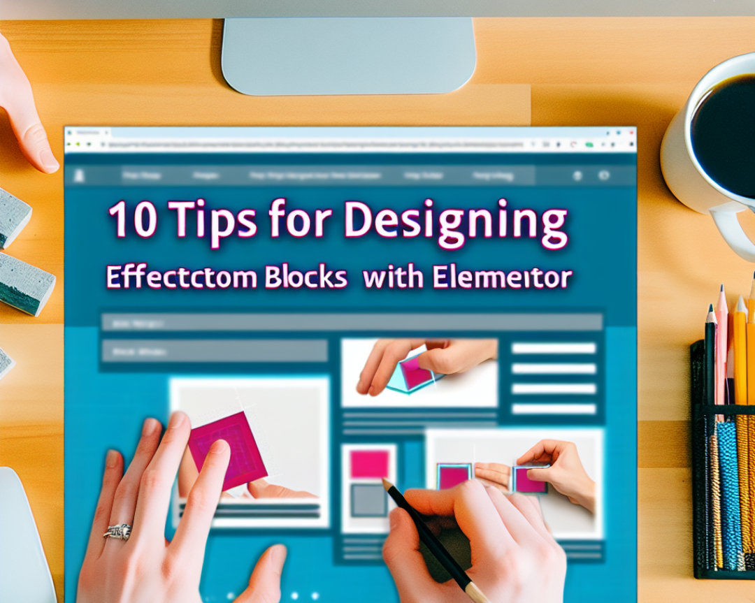 10 dicas para projetar blocos personalizados eficazes com Elementor