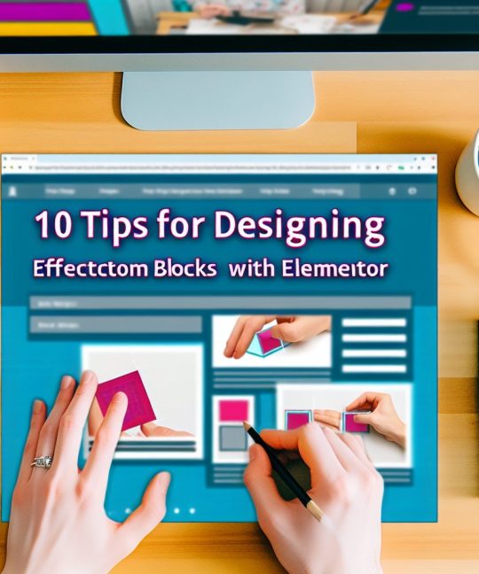 10 dicas para projetar blocos personalizados eficazes com Elementor