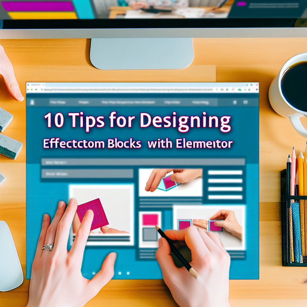 10 dicas para projetar blocos personalizados eficazes com Elementor