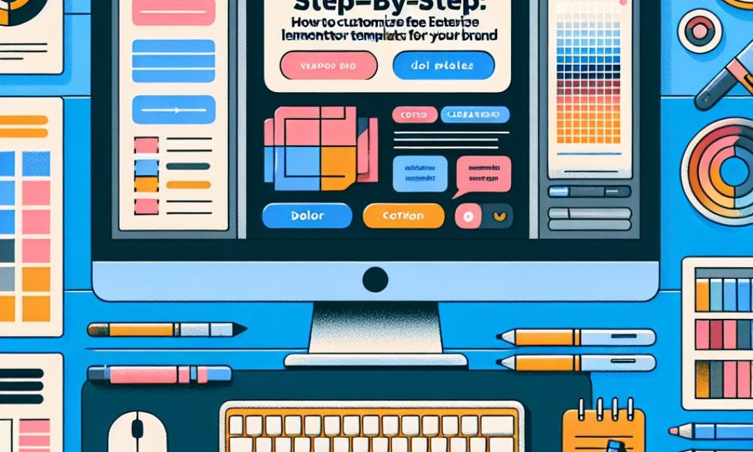 Passo a passo: como personalizar modelos Elementor gratuitos para sua marca